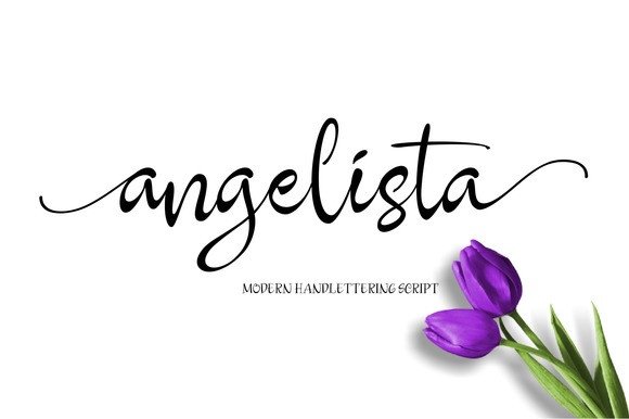 Angelista: A Handwritten Font for Craft Creations