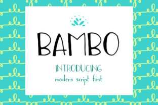 Bambo Font for Handmade Creations and Elegant Design
