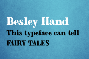 Besley Hand: A Playful Serif for Editorial Expression