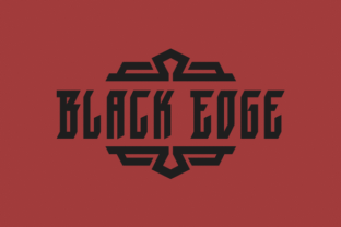 Black Edge: A Modern Blackletter Font for Bold Branding