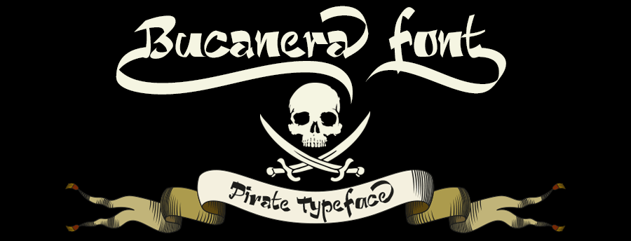 Bucanera Font for Pirate-Themed Branding and Creative Campaigns