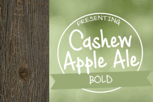 Cashew Apple Ale Bold for Editorial Design and Creative Branding