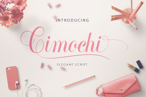 Cimochi: A Script Font That Elevates Romantic Design