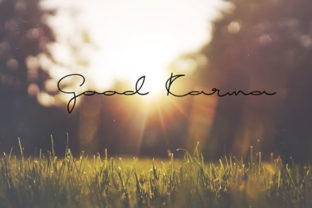 Good Karma: A Handwritten Font for Elegant Editorial Design