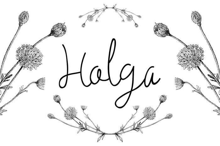 Holga Script Font for Professional Branding