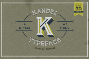 Kandel Serif Font for Bold Brand Campaigns