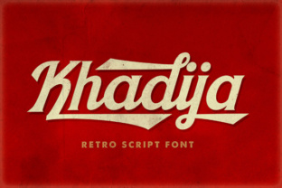 Khadija Spurs: A Bold Script Font for Creative Branding