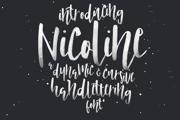 Nicoline: A Modern Script Font for Digital Creativity