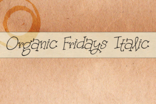 Organic Fridays Italic: A Versatile Script Font for Creative Design