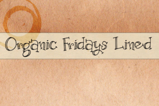 Organic Fridays Lined: A Script Handwritten Font with Personality
