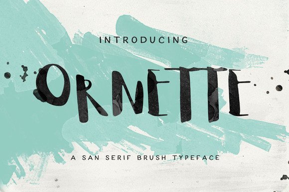 Ornette: A Handwritten Font for Personalized Branding and Campaigns