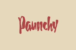 Paunchy: A Playful Font for Professional Branding
