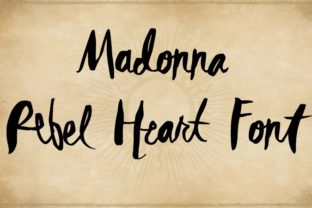 Rebel Heart Font for Handmade Creations and Branding