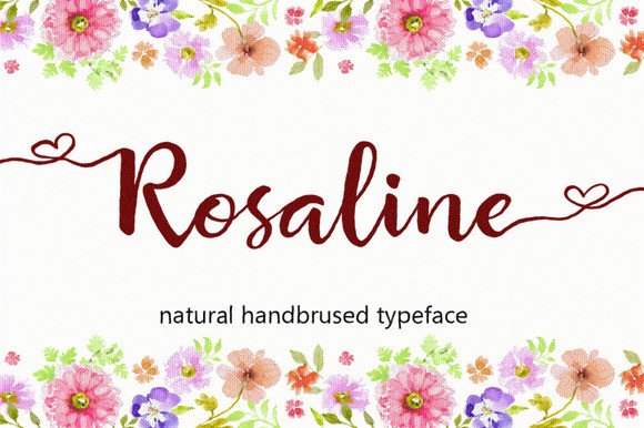 Rosaline: A Handwritten Font for Elegant Web Design