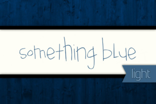Something Blue Light: A Font for Thoughtful Design
