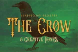 The Crow: A Vintage Serif Font for Bold Campaign Design