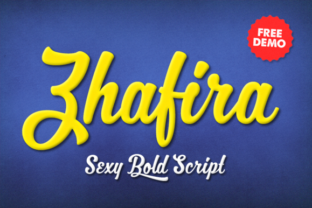 Zhafira Script: A Handwritten Font for Modern Web Design